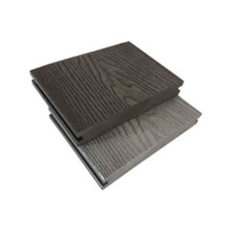 SRL-OE 140*20mm Grão de madeira maciça WPC Deck em relevo