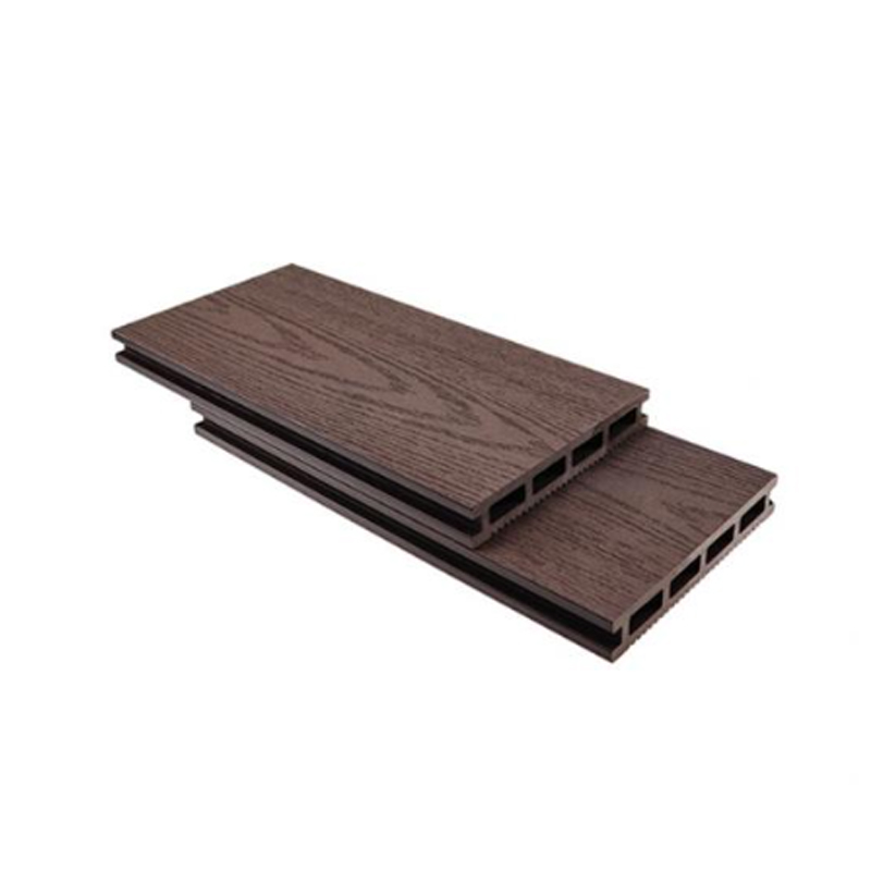 Placa de deck WPC de perfil oco SRL-DEK 145 * 21mm com superfície de grão de madeira