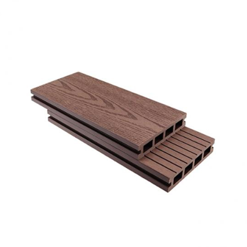 SRL-DEK 140*23mm Deck oco WPC reciclado resistente ao deslizamento para terraços externos