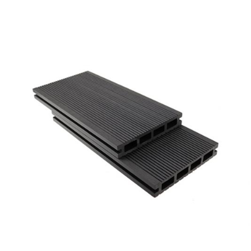 SRL-DEK 150*25mm Deck composto de plástico de madeira impermeável preto