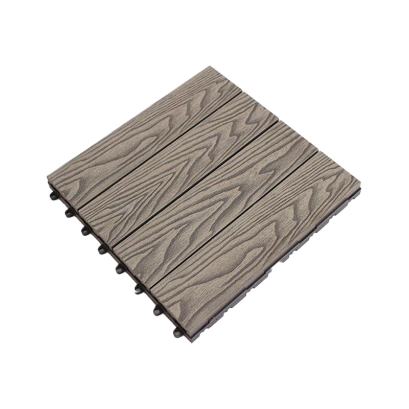 SRL-DK300 * 300 Ladrilhos compostos de deck 3D de fácil instalação para terraços