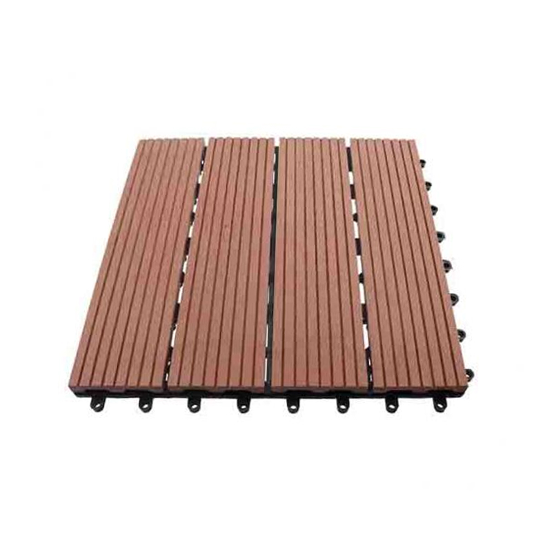 SRL-TILE 300*300mm Ladrilhos de piso WPC intertravados e antiderrapantes